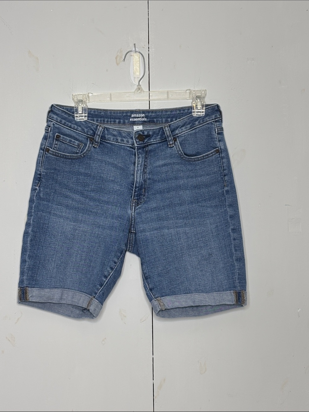 Amazon stretchy jorts jean shorts size 12